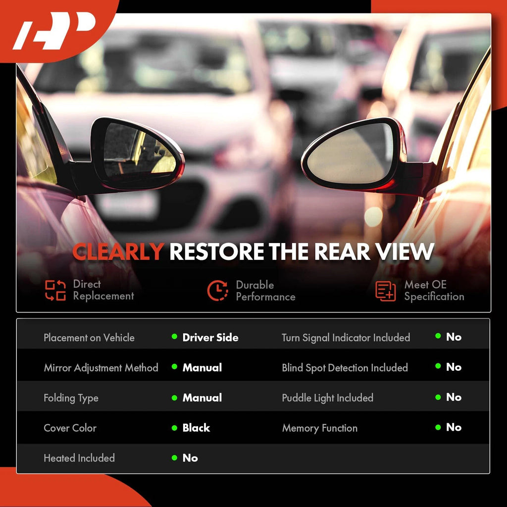 Driver Manual Mirror for Honda Civic (2006-2011)