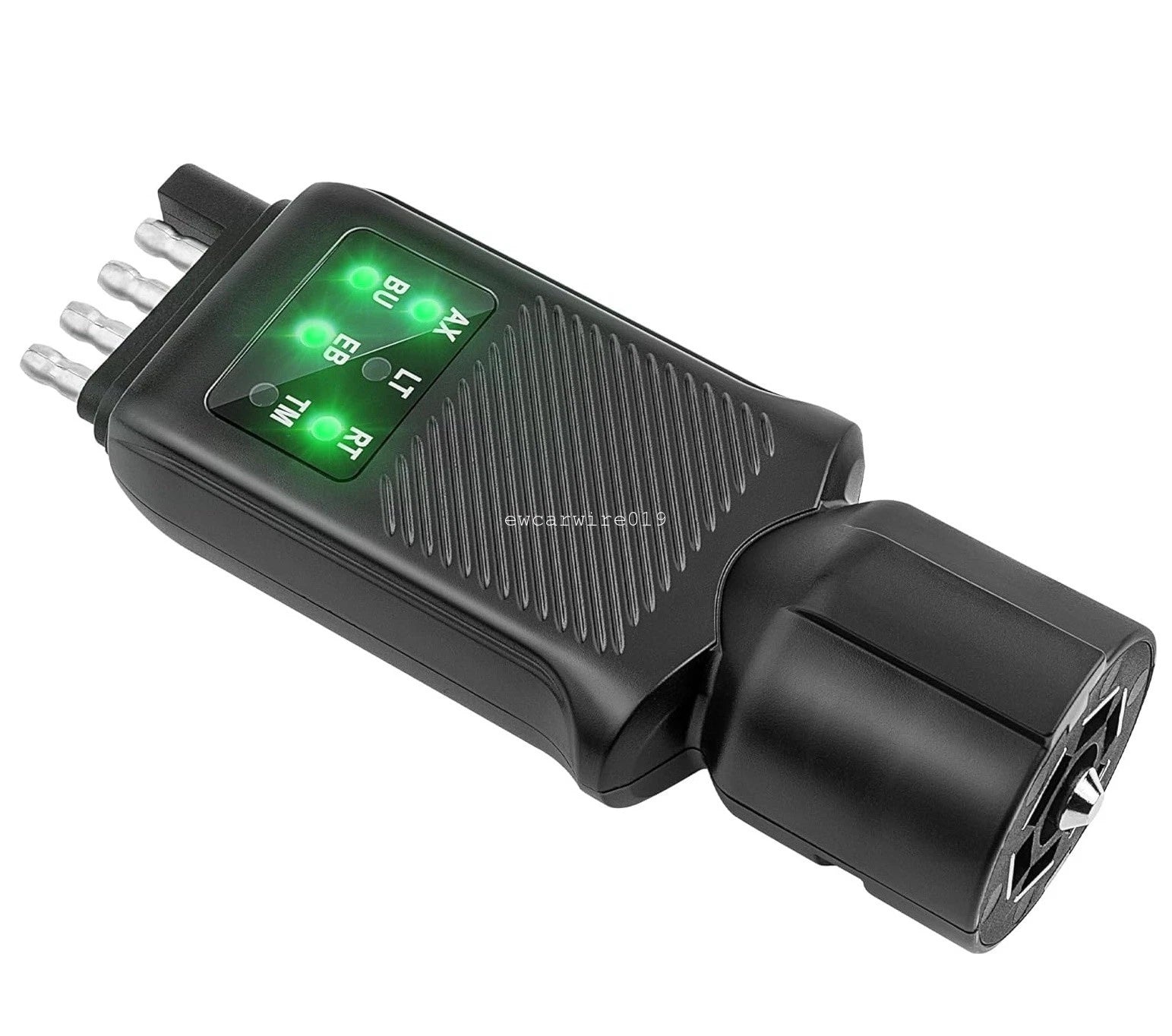 7-Way RV Plug Trailer Lights Tester with LED Indicators
