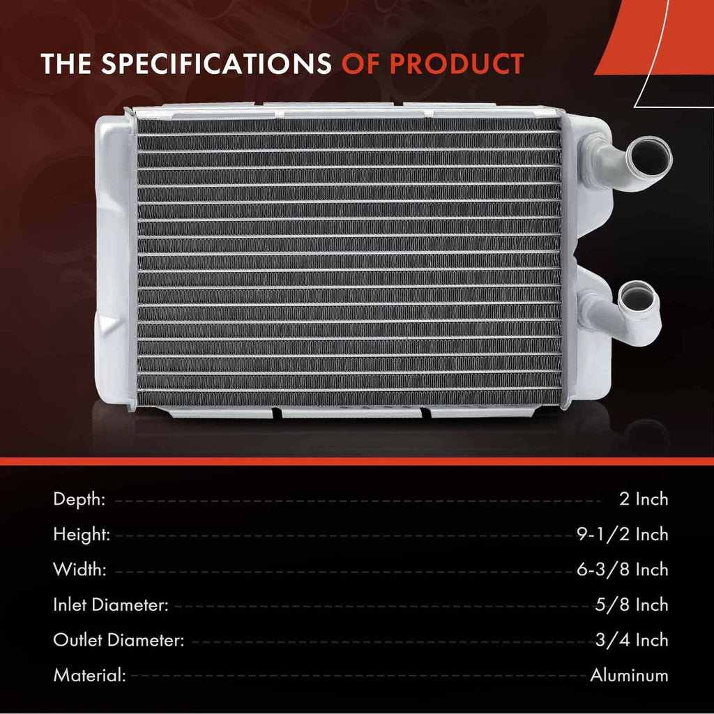 HVAC Heater Core for Chevy Camaro, Pontiac Firebird, Buick Skylark (1969–1981)
