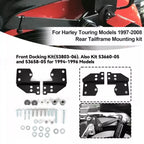 Sissy Bar Backrest Docking Hardware Kit for Harley Touring Road King (1997–2008)