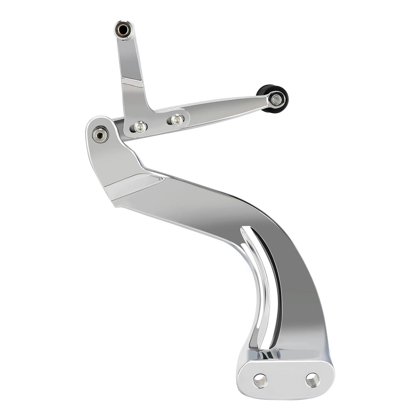 Set of Chrome Mid Controls for Harley Sport Glide, Fat Bob, FXDR (2018–2025)