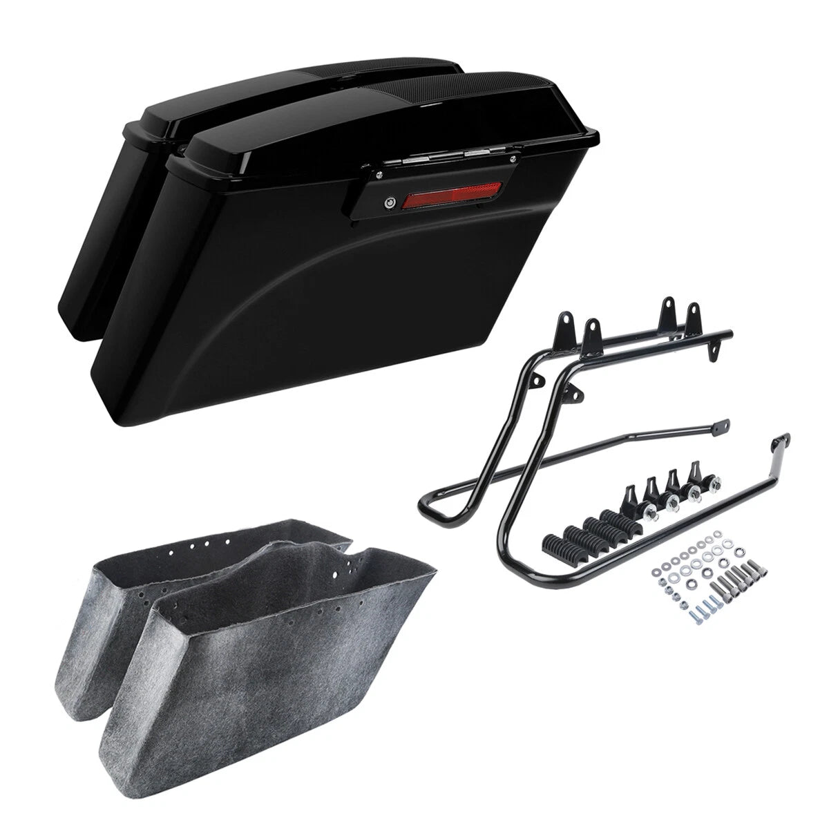 Hard Saddlebag Speaker Lid Conversion Bracket for Harley Softail (1986–2017)