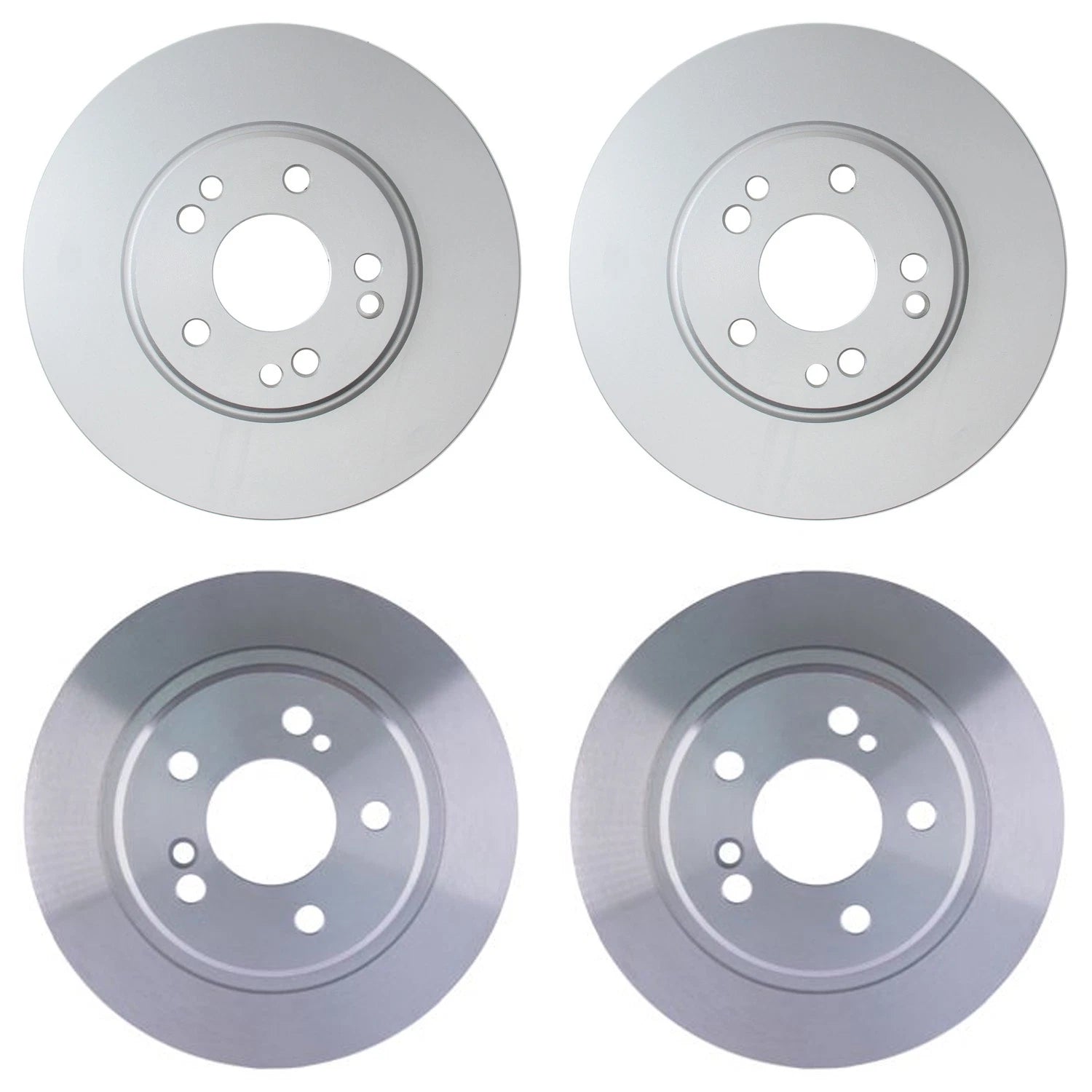 Hella Brake Rotors Kit 300mm Front 278mm Rear for Mercedes R129 (1989–2002)