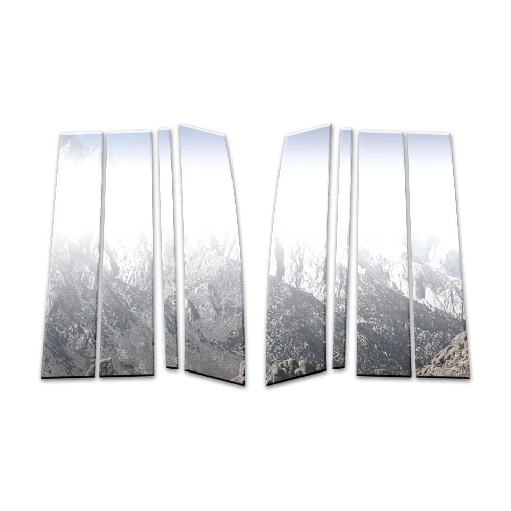 Pillar Post Covers Diamond Grade Stainless Steel Set for Chevy Tahoe (2015–2020)