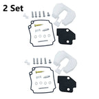 2X Carburetor Repair Kit for Yamaha 2 Stroke 25 30HP Outboard (61N-W0093-00)