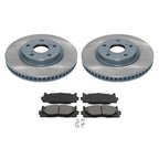 DuraGo Front Rotors & Bosch Blue Ceramic Disc Brake Pad Kit for ES350, Avalon, Camry