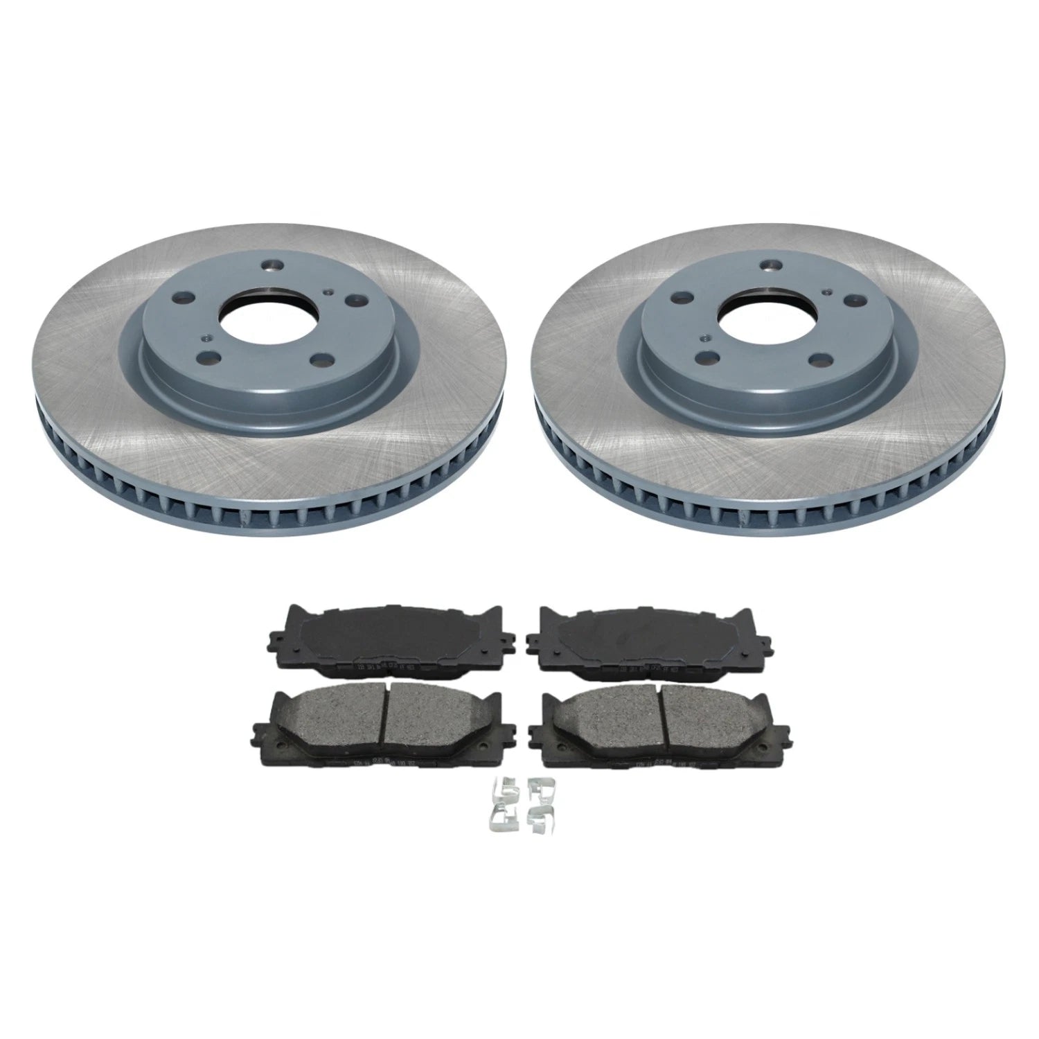 DuraGo Front Rotors & Bosch Blue Ceramic Disc Brake Pad Kit for ES350, Avalon, Camry