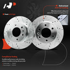 Front Drilled Brake Rotors for Mercedes-Benz Sprinter 2500 (2010–2021)