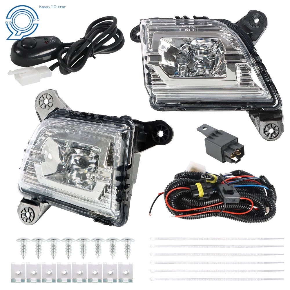 2X LED Fog Lights for Chevy Silverado 1500 (2019–2020)