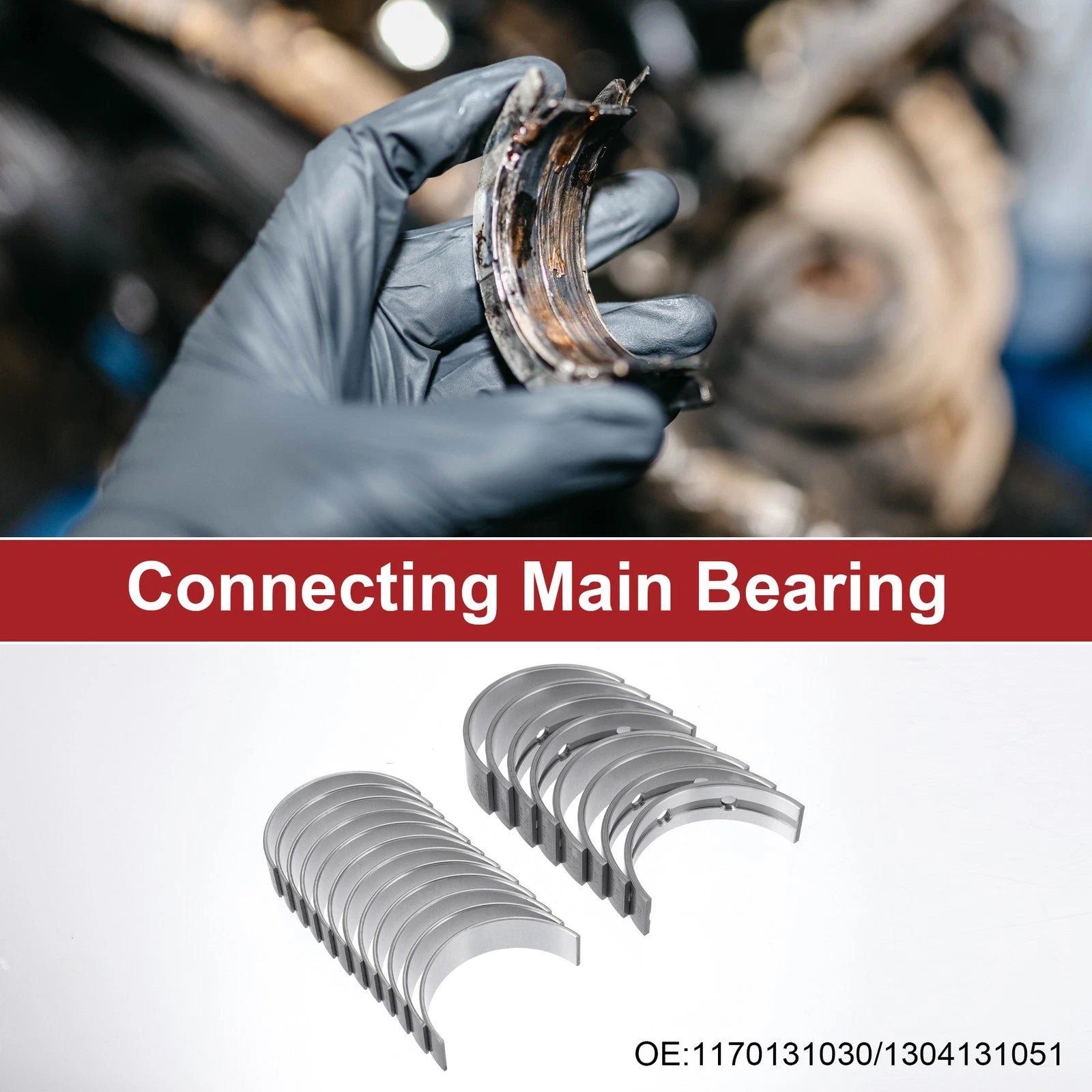 Main Bearing and Connecting Rod Bearing Kit No. 1170131030 for Toyota Highlander (2001–2007)