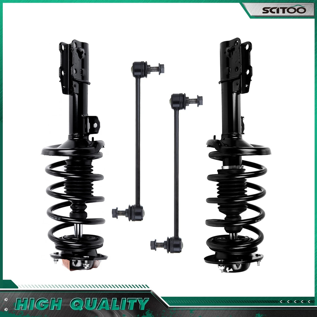 Front Strut w/ Coil Spring Sway Bar for Pontiac G6 (2005–2010), Malibu (2004–2012), Aura (2007–2009)
