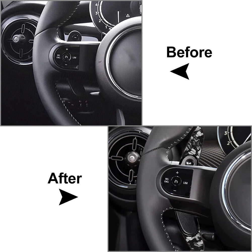 Steering Wheel Shift Paddle Extensions for BMW Mini Cooper F54 F55 F57 F60