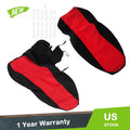 Set of 2 Car Seat Covers for Ford Ranger (1998–2003) Black/Red Center
