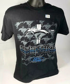 Ford Mustang T-Shirt Black Running Pony Script (2005–2020)