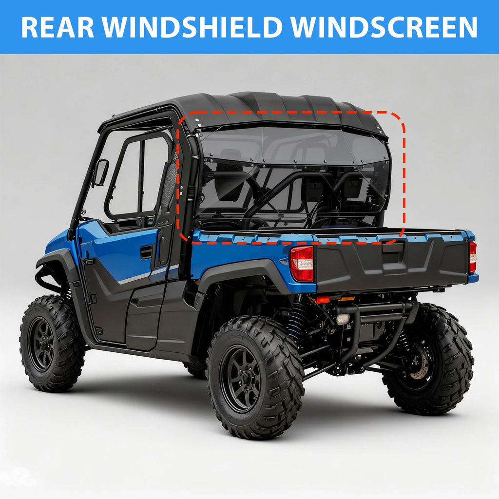 Tinted Rear Windshield for Yamaha Viking 700 (2013–Present)