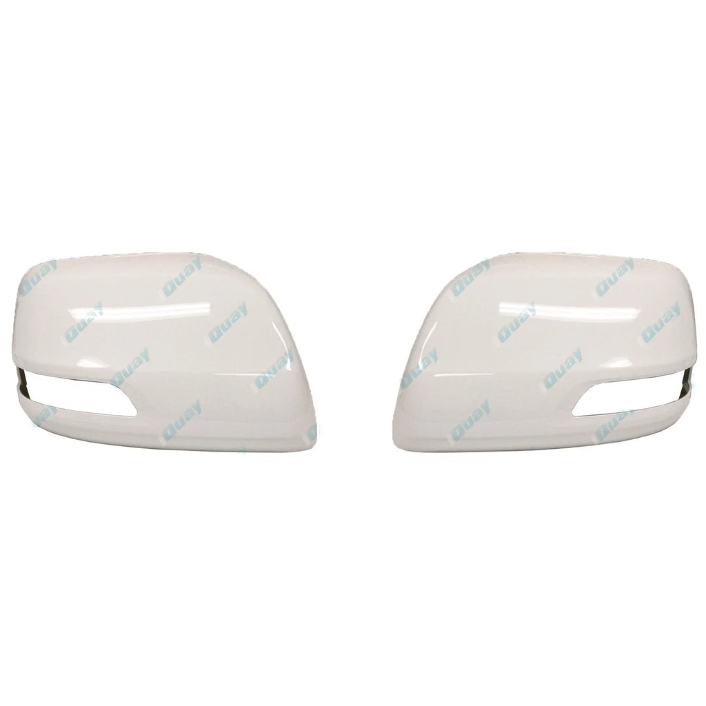 Genuine White Mirror Covers 2 x for Toyota Landcruiser 200 Series (2012-on)