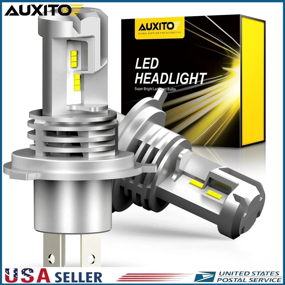 2X 9003/H4 LED Headlight Bulbs Conversion Kit for Vehicles