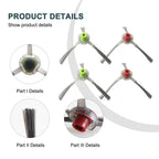 Set of 4 Side Brushes for Ecovacs 930 610 900 (Robotic Vacuum Cleaner)