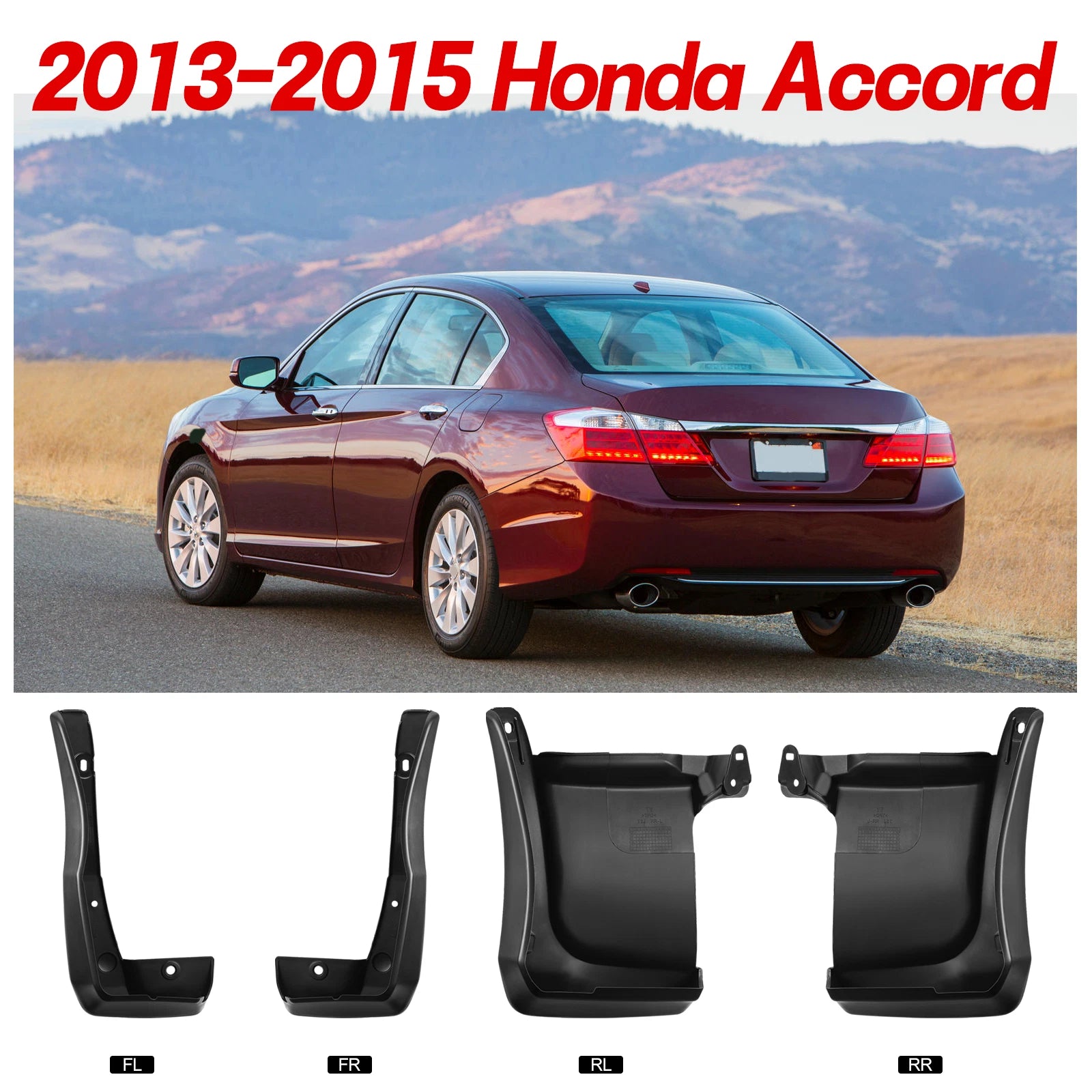 Splash Protectors Mud Flaps for Honda Accord (2013-2014)