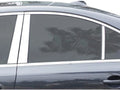 6pc. Luxury FX Stainless Steel Pillar Post Trim for 2007-2016 Volvo S80 4DR