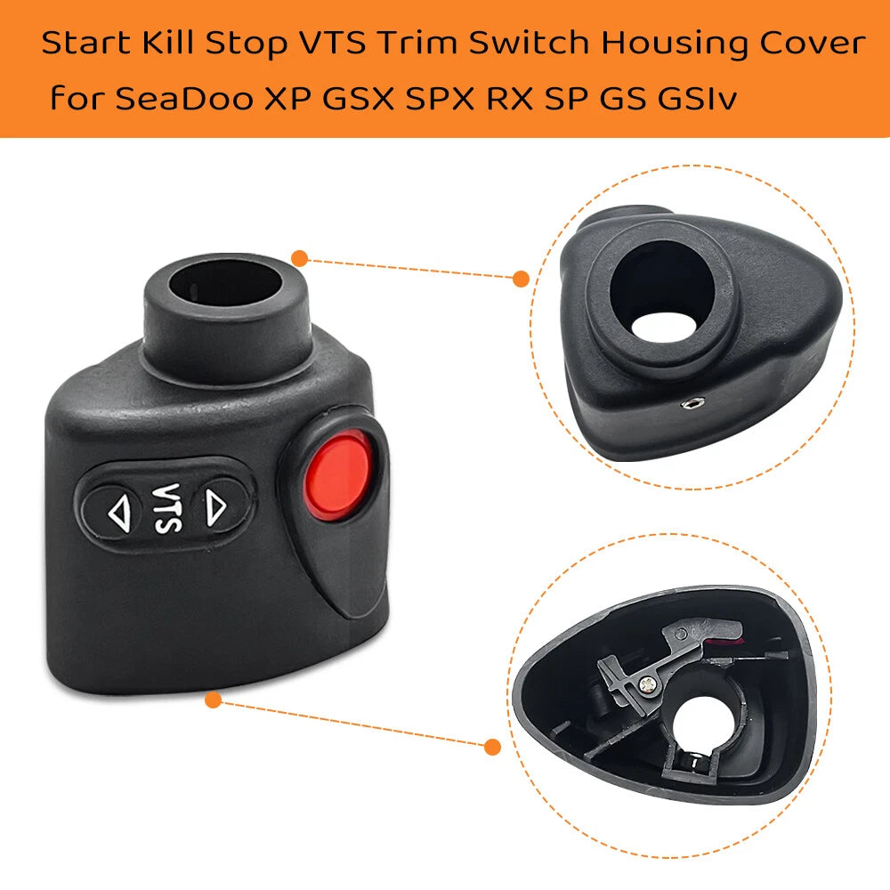 Kill Stop VTS Trim Switch Housing Cover for SeaDoo XP GSX SPX RX SP GS GSI (1996–2002)