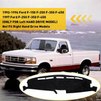 Dash Cover Mat for Ford F150 F250 F350 (1992–1996) - Black