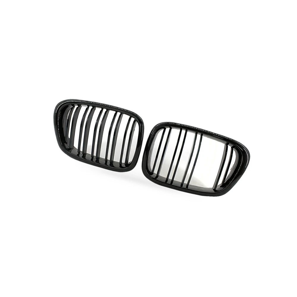 Gloss Black Double Line Grille for BMW E39 (1999–2004)