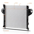 Aluminum OE Style Radiator for Jeep Liberty (2002–2005) DPI-2482