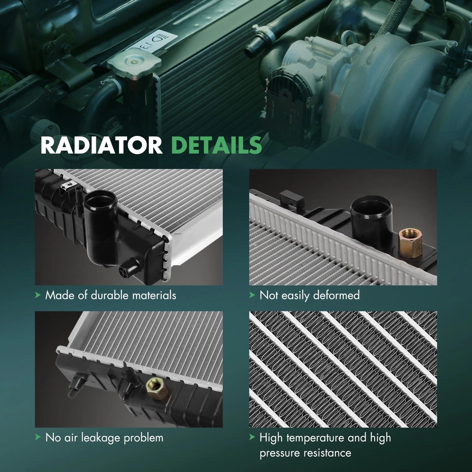 Radiator for Ford F-250 Super Duty, Excursion (2003–2005)