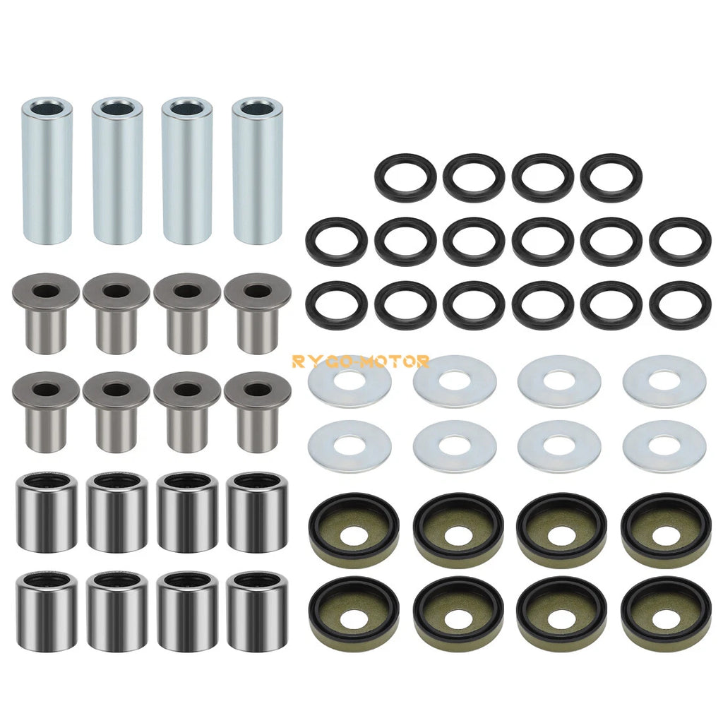 Set of 2 Front Upper & Lower A-Arm Bushing Seal Kits for Kawasaki KFX400 (2003–2006)