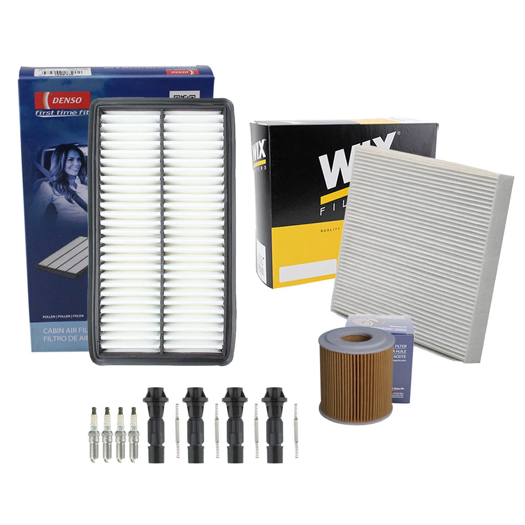 Denso Tune Up Kit & NGK 4 Spark Plugs for Mazda 6 i 2.3L (2007)