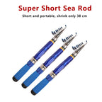 Telescoping Fiberglass Fishing Rod for (1.0m to 2.4m)