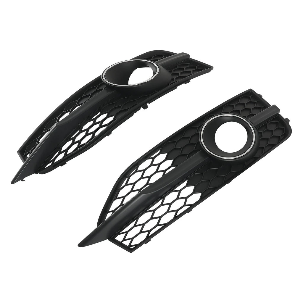 Pair Front Bumper Fog Lamp Grille Cover for Audi A7 S7 (2012–2015) 4G8807682C9B9