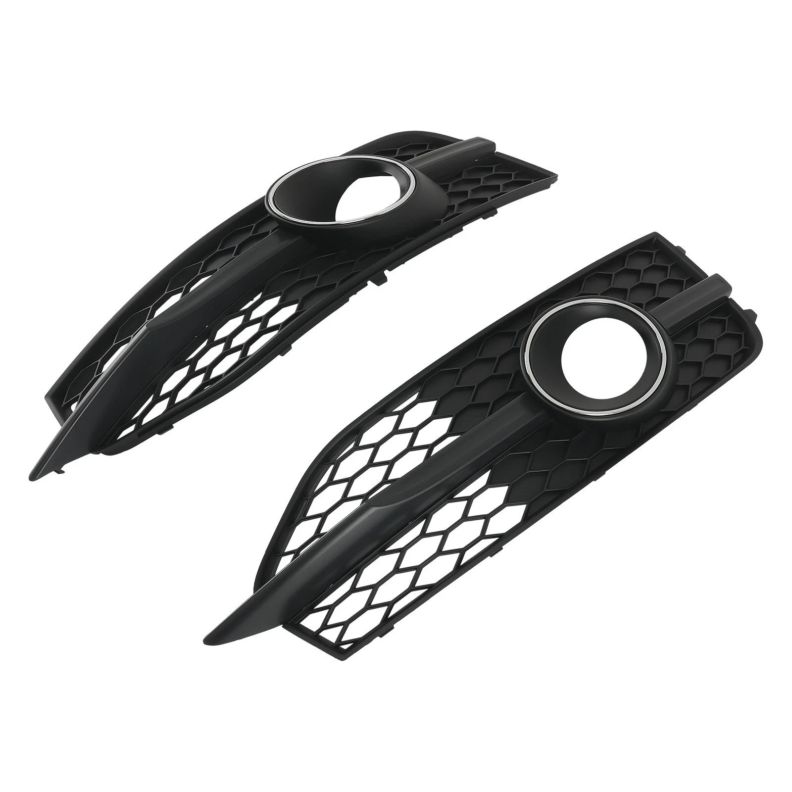 Pair Front Bumper Fog Lamp Grille Cover for Audi A7 S7 (2012–2015) 4G8807682C9B9