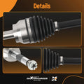 Pair CV Axle Shafts for Polaris Scrambler 500 (1997–2009)