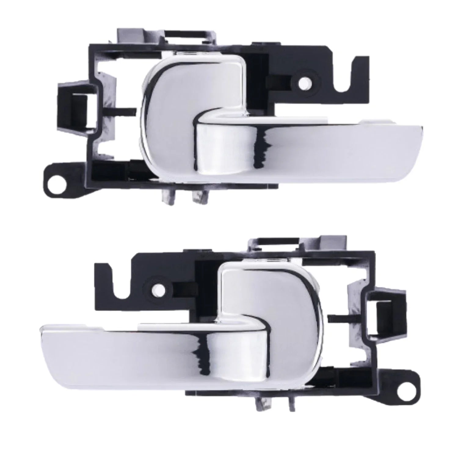Left & Right Inner Door Handle Chrome for Nissan Navara D40 Frontier(2005–2018)