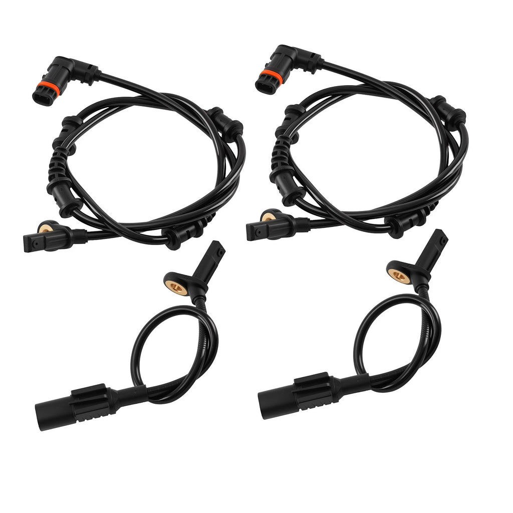4X ABS Wheel Speed Sensor for Mercedes-Benz ML63 AMG (2007–2011) A1645400717