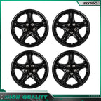 Set of 4 Snap On Full Hub Caps Wheel Covers for Universal Fit R14 (14")