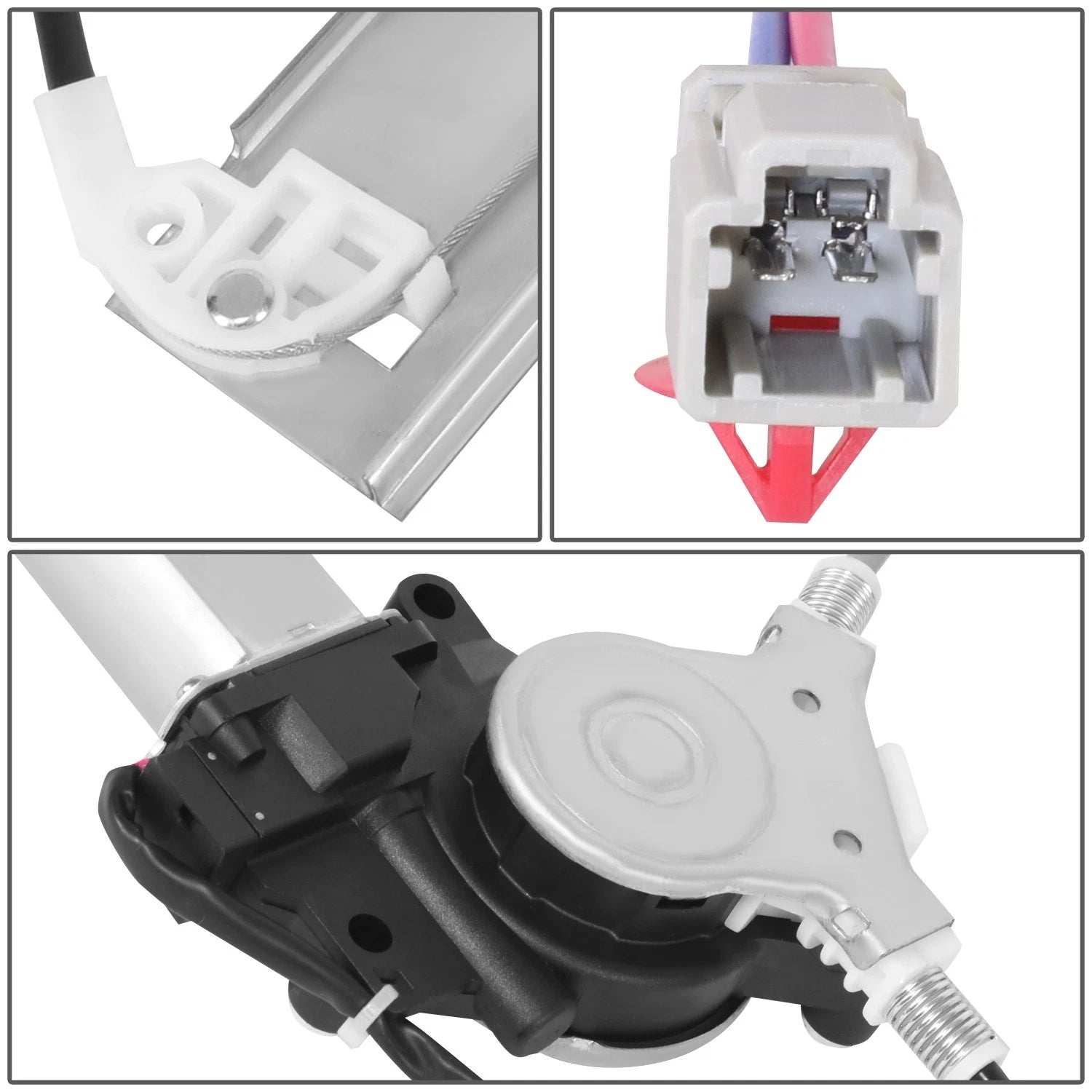 Electric Rear Left Window Regulator w/Motor for Honda Civic Sedan (2001–2005)