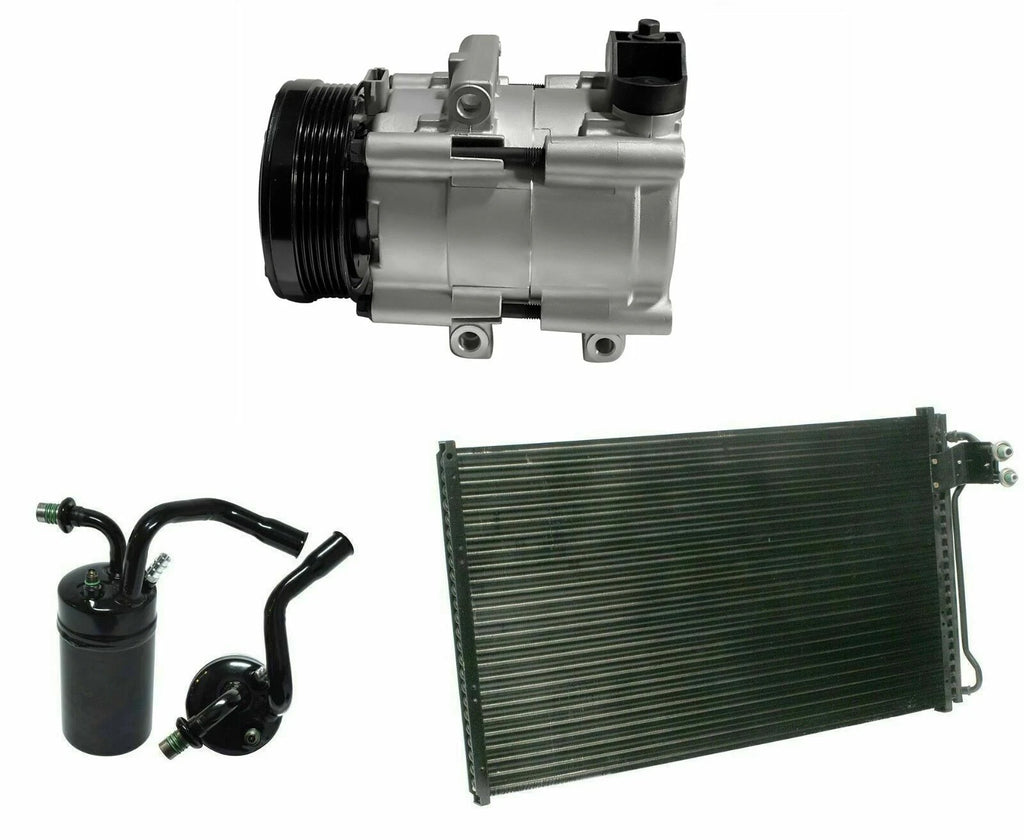 AC Compressor Kit With Condenser for Mercury Cougar 4.6L (1997–1997)