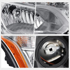 Right Side Headlight for Chevy Trax (2015–2016) OE Style Chrome Housing Amber Corner
