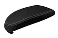 Console Lid Armrest Cover for Ford Focus (2000–2007) Carbon Fiber Beige Stitch