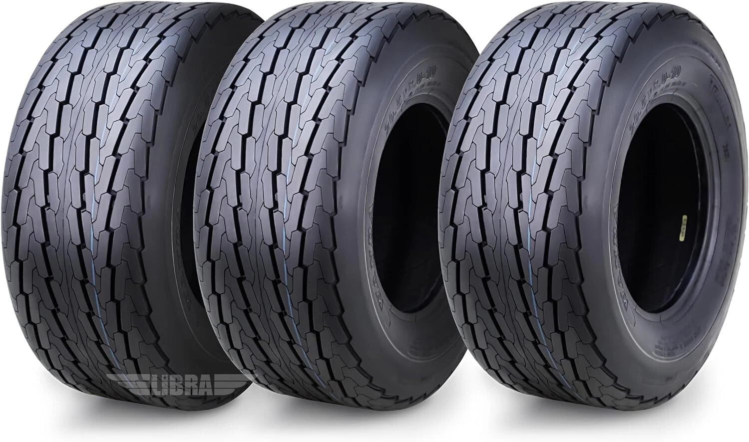 Set of 3 Trailer Tires 20.5x8-10 10PR Load Range E (Fits )