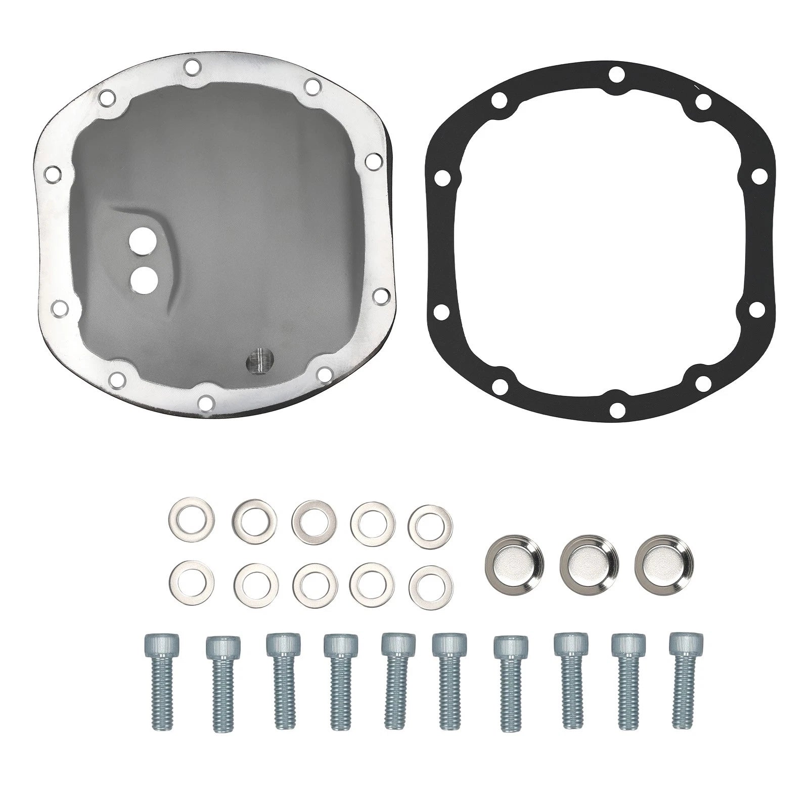 Black Differential Cover for Jeep CJ5 CJ7 Cherokee Wrangler (1971–2022)