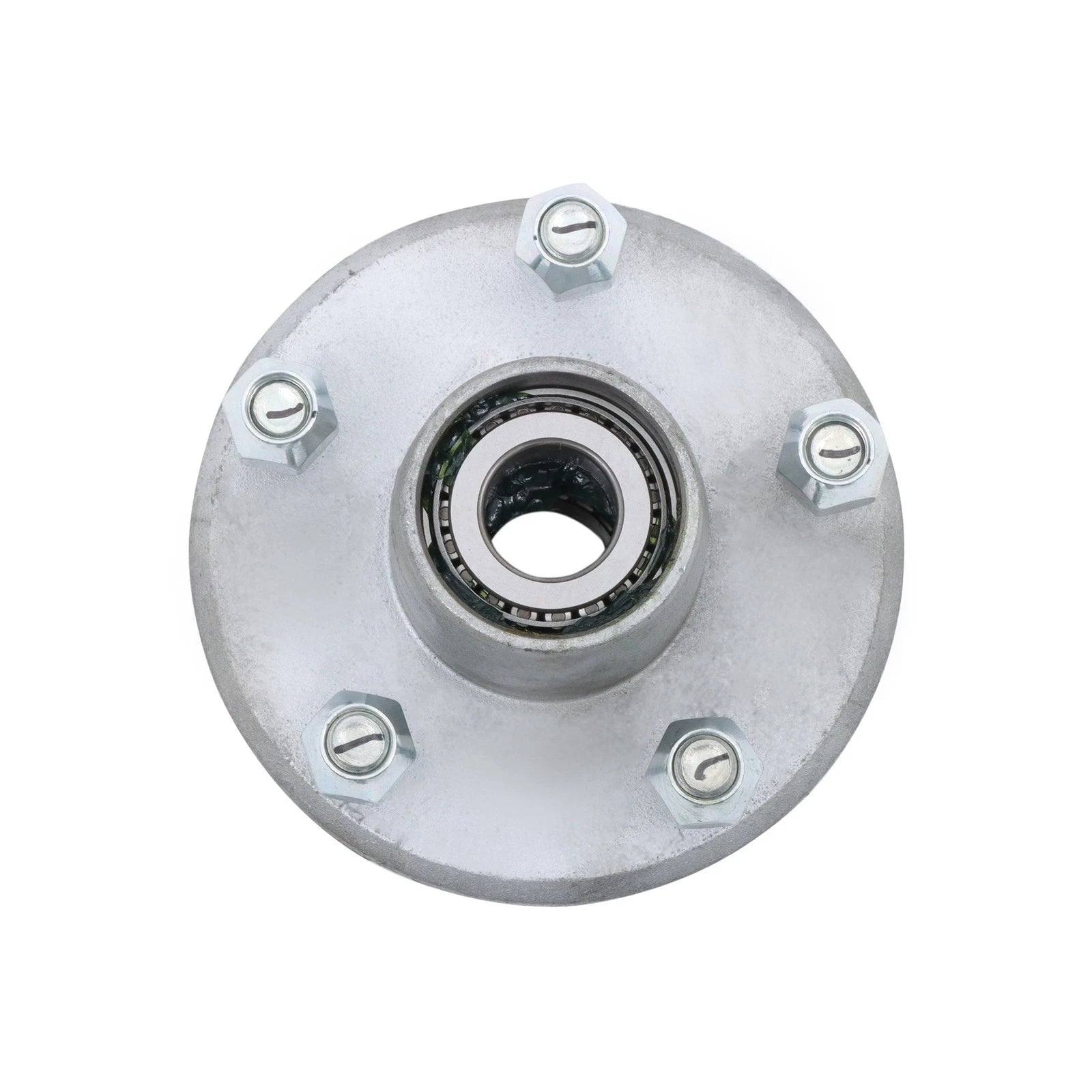 2X Pre-Assembled Galvanized Trailer Hub Kit for Trailer (2000 lbs)