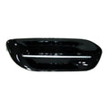 Replacement Black/Silver Gloss/Painted Plastic Driver Side Fog Hole Cover