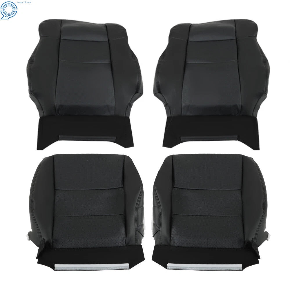 Set of 2 Leather Seat Covers for Acura RDX (2007–2012) Perforated Black