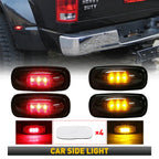 Set of 4 LED Side Marker Lights for RAM Truck 2500 3500 Dually (2003–2009)