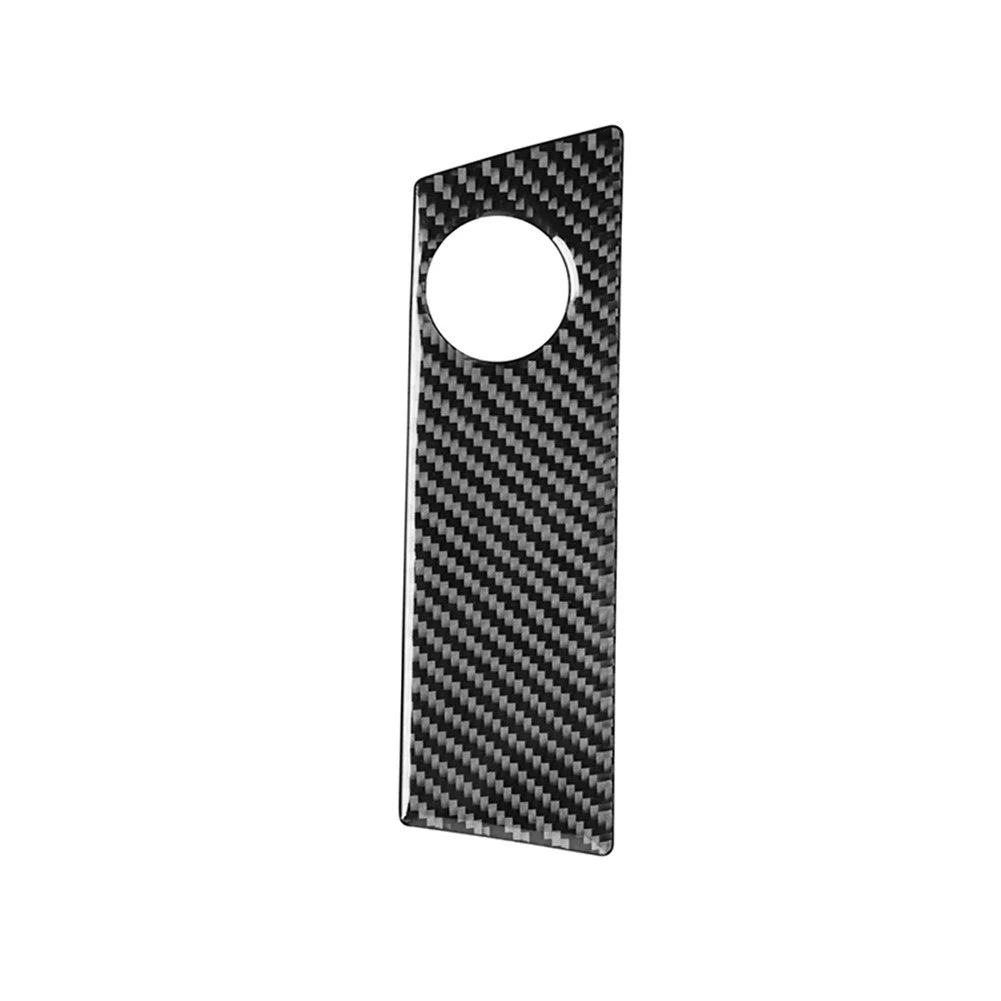 Cigarette Lighter Panel Trim Cover for Audi A4 B9 A5 (2017–2023) Carbon Fiber Black