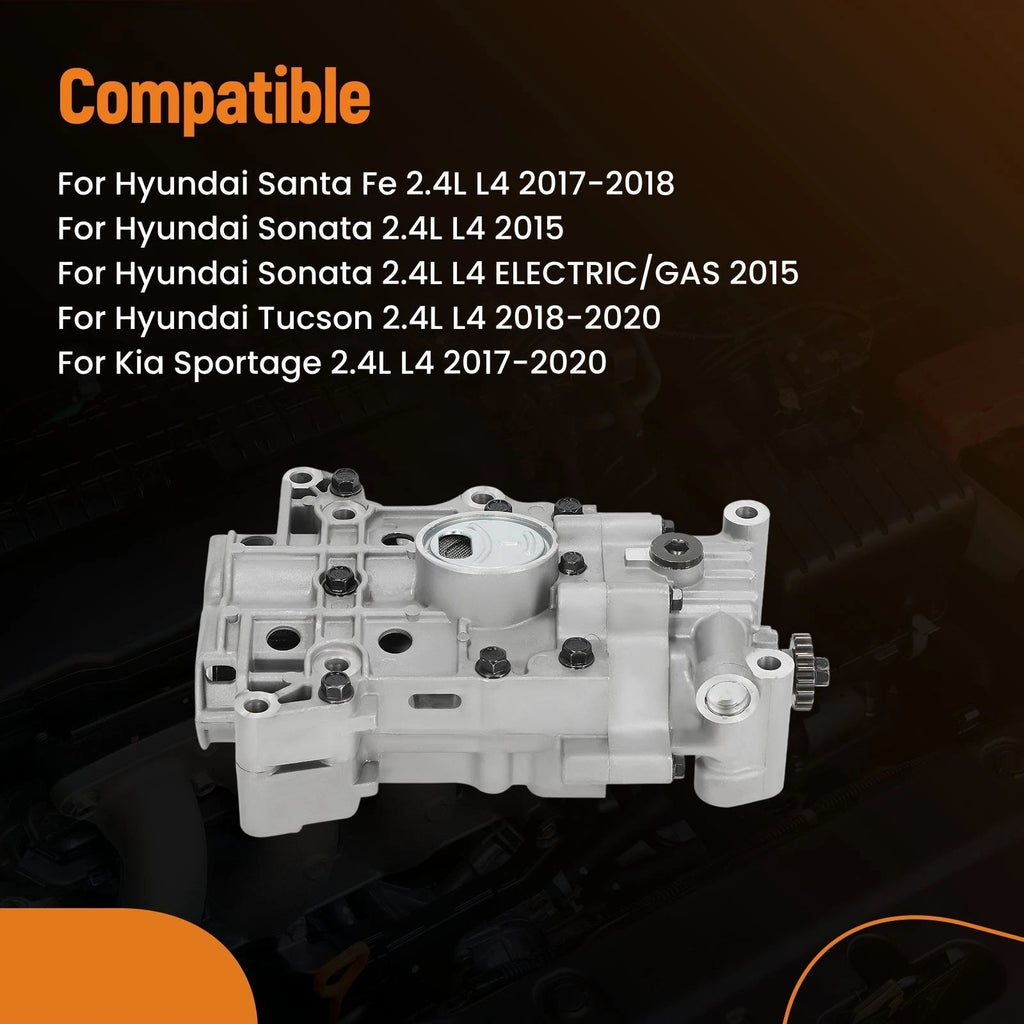 Balance Shaft Oil Pump for Hyundai Sonata/Tucson 2.4L (2015–2020) 19T